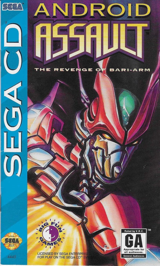 Android Assault: The Revenge of Bari-Arm (Sega CD) - for just $0! 