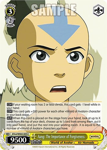 Aang: The Importance of Forgiveness (ATLA/WX04-009 U) - Avatar: The Last Airbender - for just $0.03! 