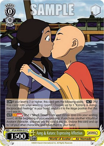 Aang & Katara: Expressing Affection (ATLA/WX04-011 C) - Avatar: The Last Airbender - for just $0.03! 