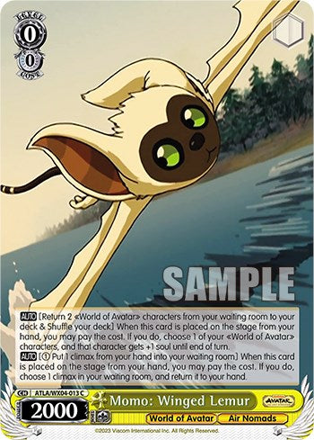 Momo: Winged Lemur (ATLA/WX04-013 C) - Avatar: The Last Airbender - for just $0.05! 