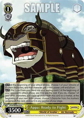 Appa: Ready to Fight (ATLA/WX04-015 C) - Avatar: The Last Airbender - for just $0.07! 