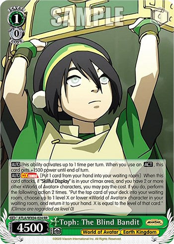 Toph: The Blind Bandit (ATLA/WX04-024 RR) - Avatar: The Last Airbender - for just $0.83! 