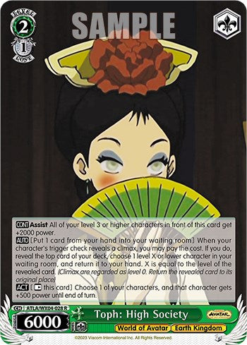 Toph: High Society (ATLA/WX04-028 R) - Avatar: The Last Airbender - for just $0.08! 