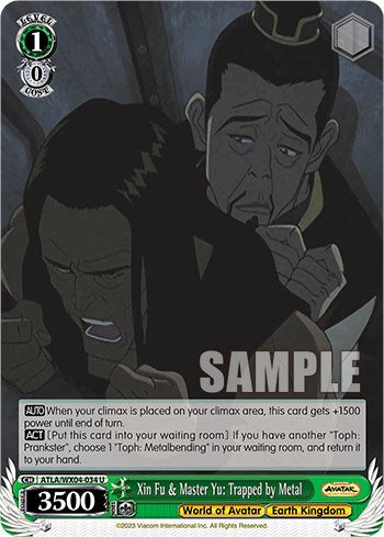 Xin Fu & Master Yu: Trapped by Metal (ATLA/WX04-034 U) - Avatar: The Last Airbender - for just $0.05! 