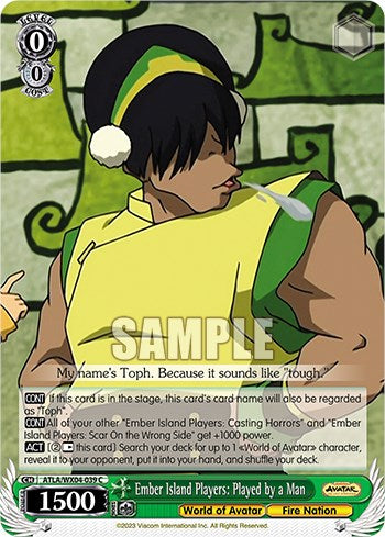 Ember Island Players: Played by a Man (ATLA/WX04-039 C) - Avatar: The Last Airbender - for just $0.03! 