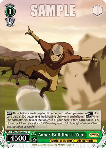 Aang: Building a Zoo (ATLA/WX04-041 C) - Avatar: The Last Airbender - for just $0.05! 
