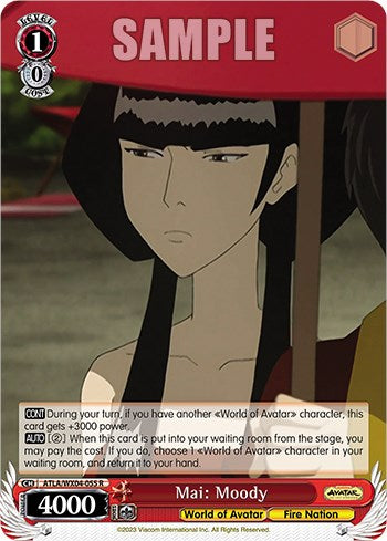 Mai: Moody (ATLA/WX04-055 R) - Avatar: The Last Airbender - for just $0.05! 