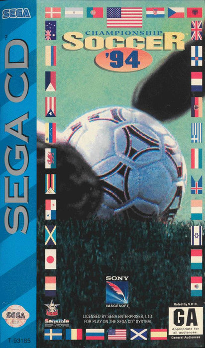 Championship Soccer 94 (Sega CD) - for just $0! 
