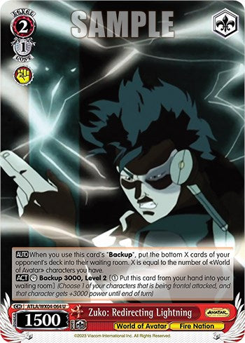 Zuko: Redirecting Lightning (ATLA/WX04-064 U) - Avatar: The Last Airbender - for just $0.04! 