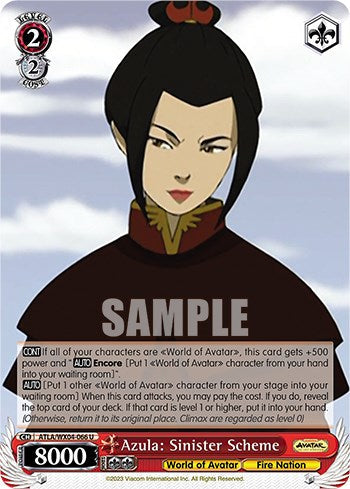 Azula: Sinister Scheme (ATLA/WX04-066 U) - Avatar: The Last Airbender - for just $0.06! 