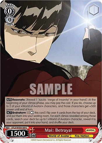 Mai: Betrayal (ATLA/WX04-069 C) - Avatar: The Last Airbender - for just $0.05! 