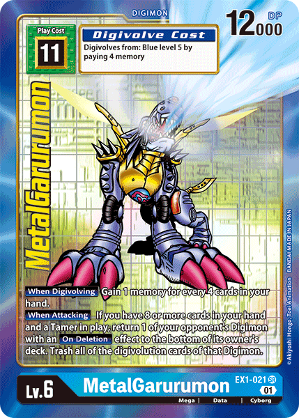 MetalGarurumon [EX1-021] (Alternate Art) [Classic Collection] - Just $1.75! Shop now at Retro Gaming of Denver