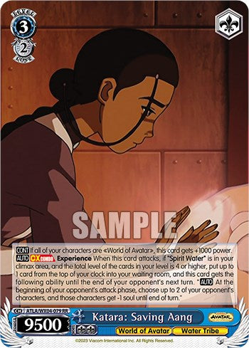 Katara: Saving Aang (ATLA/WX04-079 RR) - Avatar: The Last Airbender - for just $0.05! 