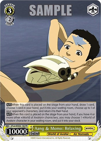 Aang & Momo: Relaxing (ATLA/WX04-106 PR) - Avatar: The Last Airbender - for just $0.83! 