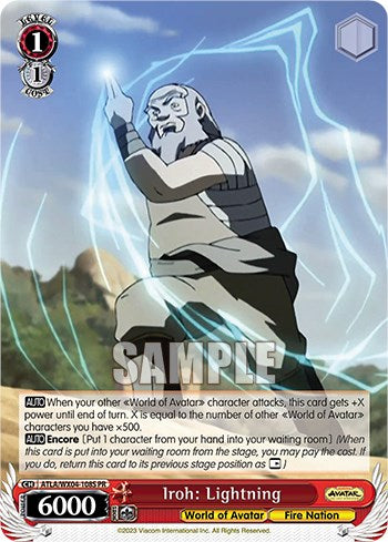 Iroh: Lightning (Foil) (ATLA/WX04-108S PR) - Avatar: The Last Airbender - for just $0.46! 