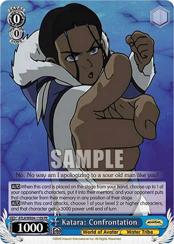 Katara: Confrontation (Foil) (ATLA/WX04-110S PR) - Avatar: The Last Airbender - for just $0.15! 