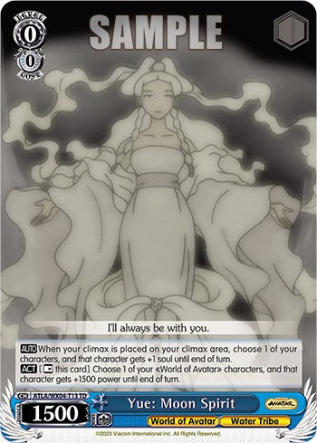 Yue: Moon Spirit (ATLA/WX04-T13 TD) - Avatar: The Last Airbender - for just $0.08! 