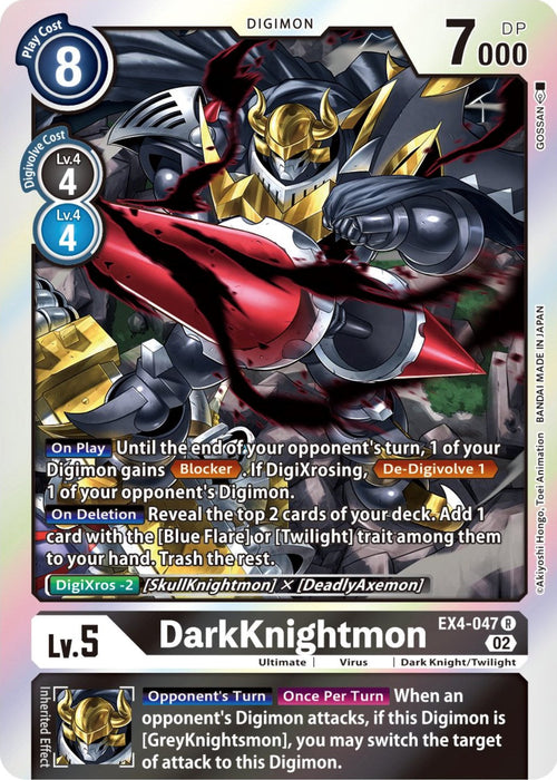 DarkKnightmon [EX4-047] [Alternative Being Booster] - Just $0.09! Shop now at Retro Gaming of Denver