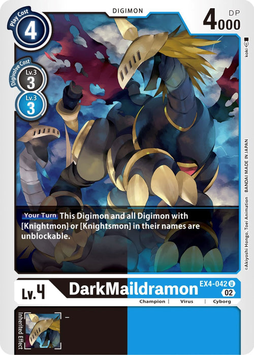 DarkMaildramon [EX4-042] [Alternative Being Booster] - Just $0.09! Shop now at Retro Gaming of Denver