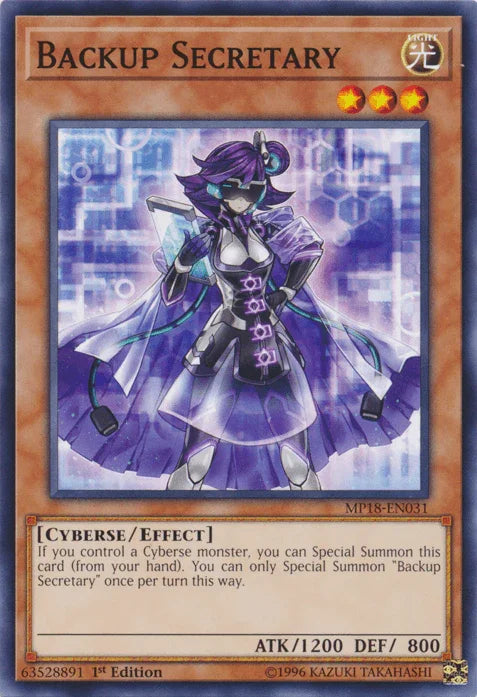 Backup Secretary [MP18-EN031] Common - for just $0.10! 