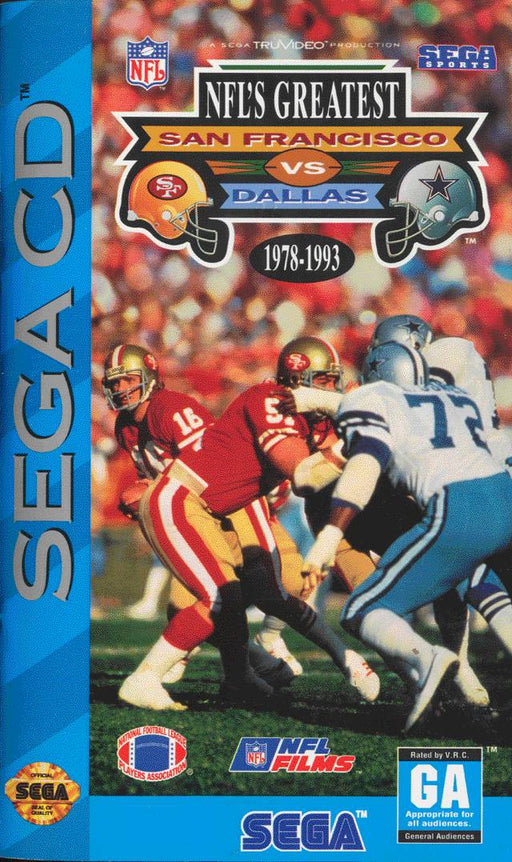 NFL's Greatest: San Francisco Vs. Dallas 1978-1993 (Sega CD) - for just $0! 