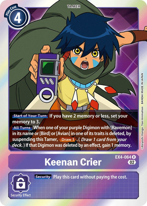 Keenan Crier [EX4-064] [Alternative Being Booster] - Just $0.09! Shop now at Retro Gaming of Denver