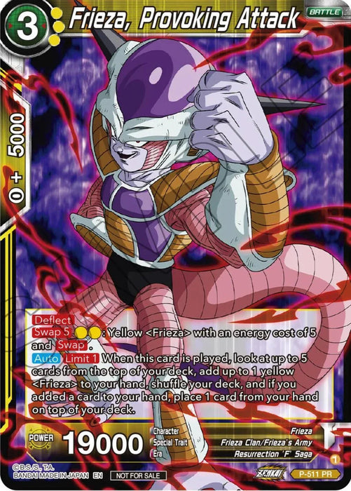 Frieza, Provoking Attack (Zenkai Series Tournament Pack Vol.4) (P-511) [Tournament Promotion Cards] - for just $0.15! 