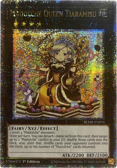 Madolche Queen Tiaramisu [BLMR-EN076] Quarter Century Secret Rare - for just $16.70! 