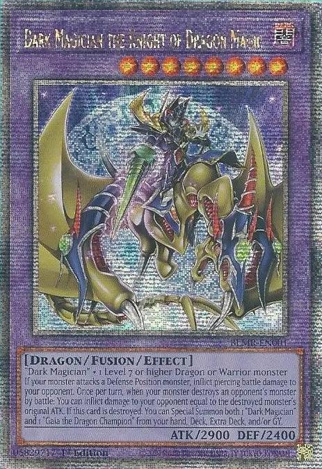 Dark Magician the Knight of Dragon Magic [BLMR-EN001] Quarter Century Secret Rare - for just $18.95! 