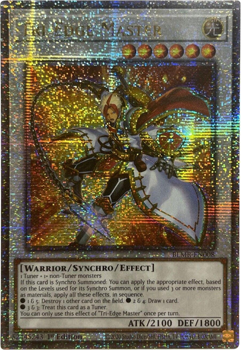 Tri-Edge Master [BLMR-EN008] Quarter Century Secret Rare - for just $3.65! 