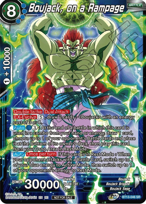 Boujack, On a Rampage (Championship Selection Pack 2023 Vol.2) (Silver Foil) (BT13-046) [Tournament Promotion Cards] - for just $0.40! 