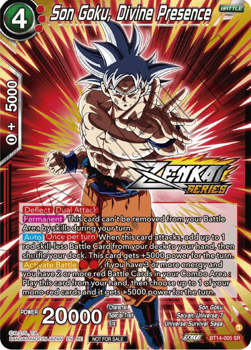 Son Goku, Divine Presence (Event Pack 12) (BT14-005) [Tournament Promotion Cards] - for just $0.90! 