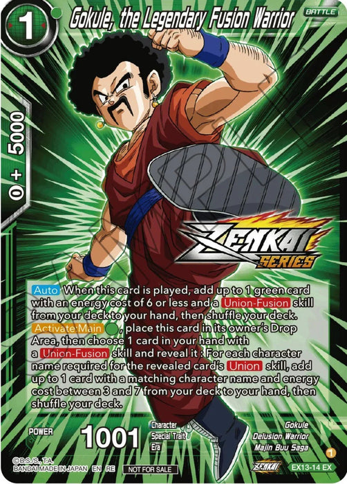Gokule, the Legendary Fusion Warrior (Event Pack 12) (EX13-14) [Tournament Promotion Cards] - for just $0.20! 