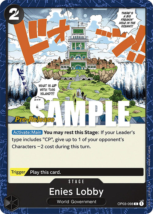 Enies Lobby [Pillars of Strength Pre-Release Cards] - for just $3.20! 