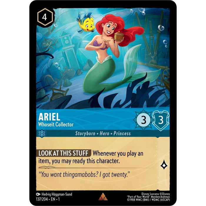 Ariel - Whoseit Collector (137/204) [The First Chapter] - Just $0.10! Shop now at Retro Gaming of Denver