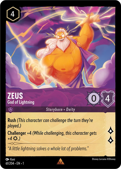 Zeus - God of Lightning (61/204) - The First Chapter - for just $0.08! 