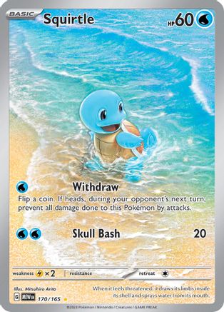 Squirtle 170/165 - SV Scarlet & Violet 151 Holofoil - for just $40.23! 