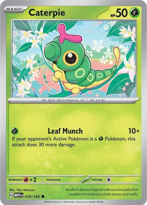 Caterpie (010/165) [Scarlet & Violet: 151] - for just $0.10! 