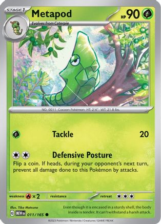 Metapod 011/165 - SV Scarlet & Violet 151 - for just $0.10! 
