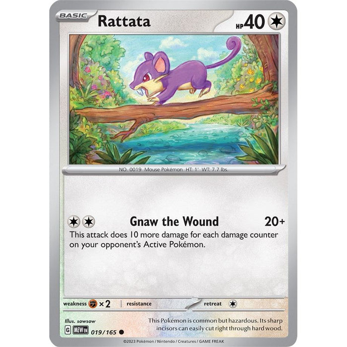 Rattata (019/165) [Scarlet & Violet: 151] - Just $0.05! Shop now at Retro Gaming of Denver