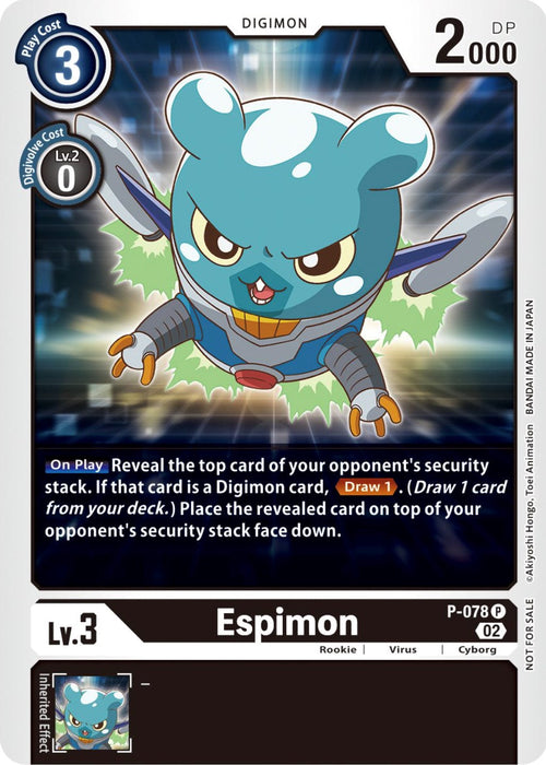 Espimon [P-078] (Versus Royal Knight Booster Pre-Release Pack) [Promotional Cards] - Just $0.09! Shop now at Retro Gaming of Denver