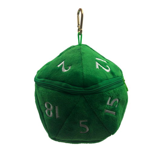Ultra PRO: Dice Bag - Plush D20 (Green) - for just $0! 