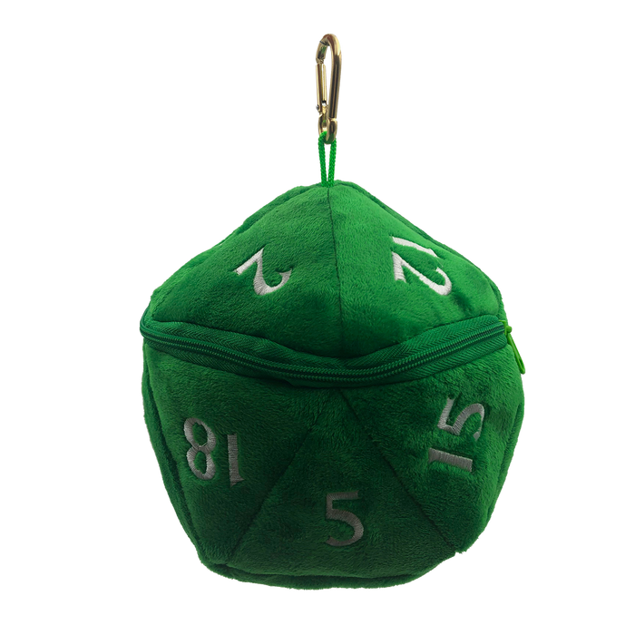 Ultra PRO: Dice Bag - Plush D20 (Green) - for just $0! 
