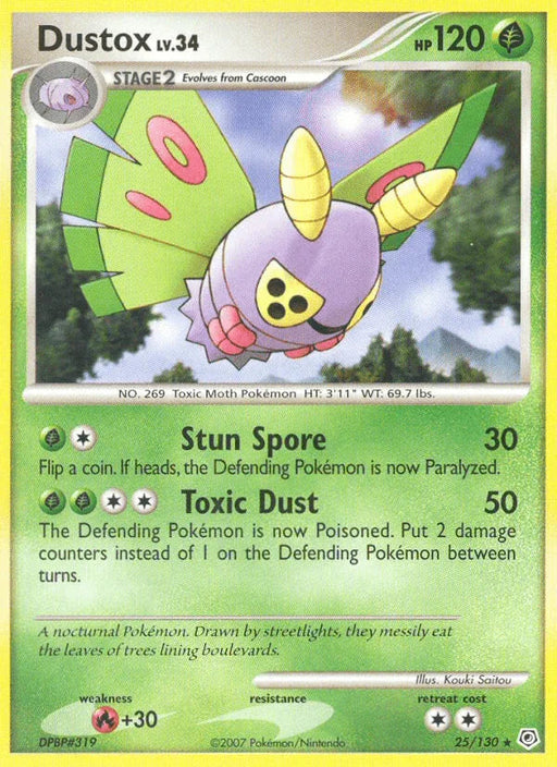 Dustox (25/130) [Diamond & Pearl: Base Set] - for just $0.60! 