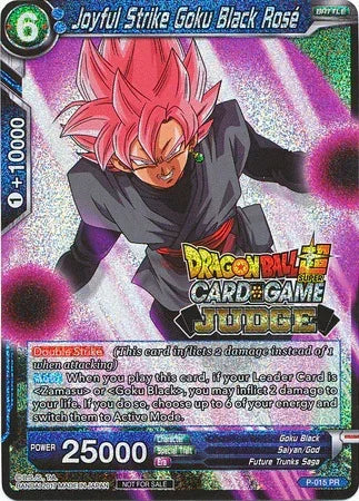 Joyful Strike Goku Black Rose (P-015) [Judge Promotion Cards] - for just $5! 