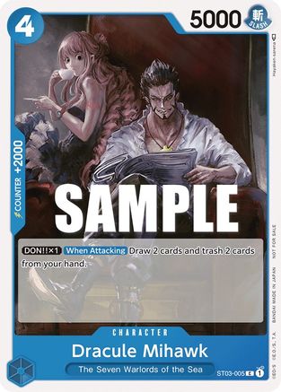 Dracule Mihawk (Tournament Pack Vol. 4) (ST03-005) - One Piece Promotion Cards - for just $0.35! 