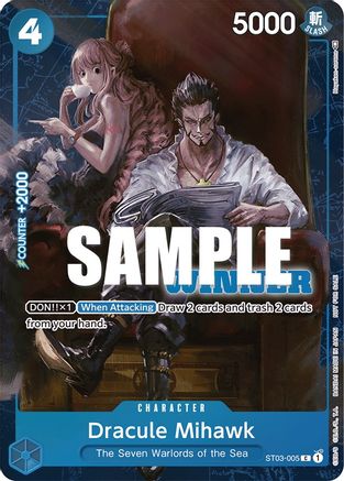 Dracule Mihawk (Winner Pack Vol. 4) (ST03-005) - One Piece Promotion Cards Foil - for just $9.40! 