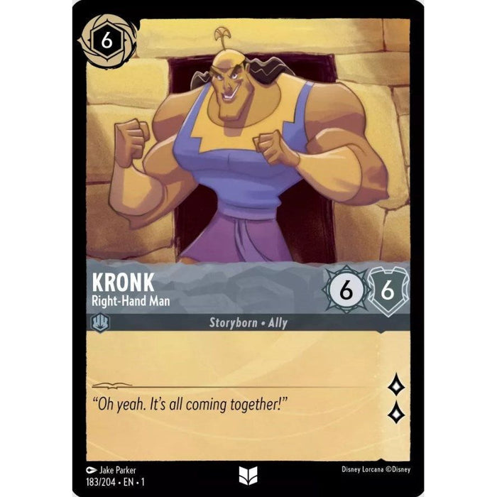 Kronk - Right-Hand Man (183/204) [The First Chapter] - Just $0.10! Shop now at Retro Gaming of Denver