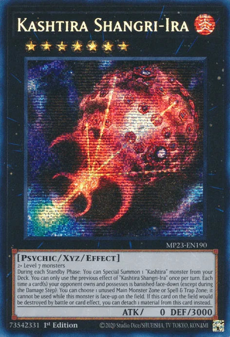 Kashtira Shangri-Ira [MP23-EN190] Prismatic Secret Rare - for just $0.55! 