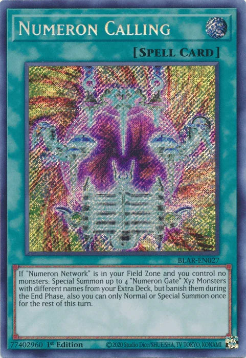 Numeron Calling [BLAR-EN027] Secret Rare - for just $0.20! 
